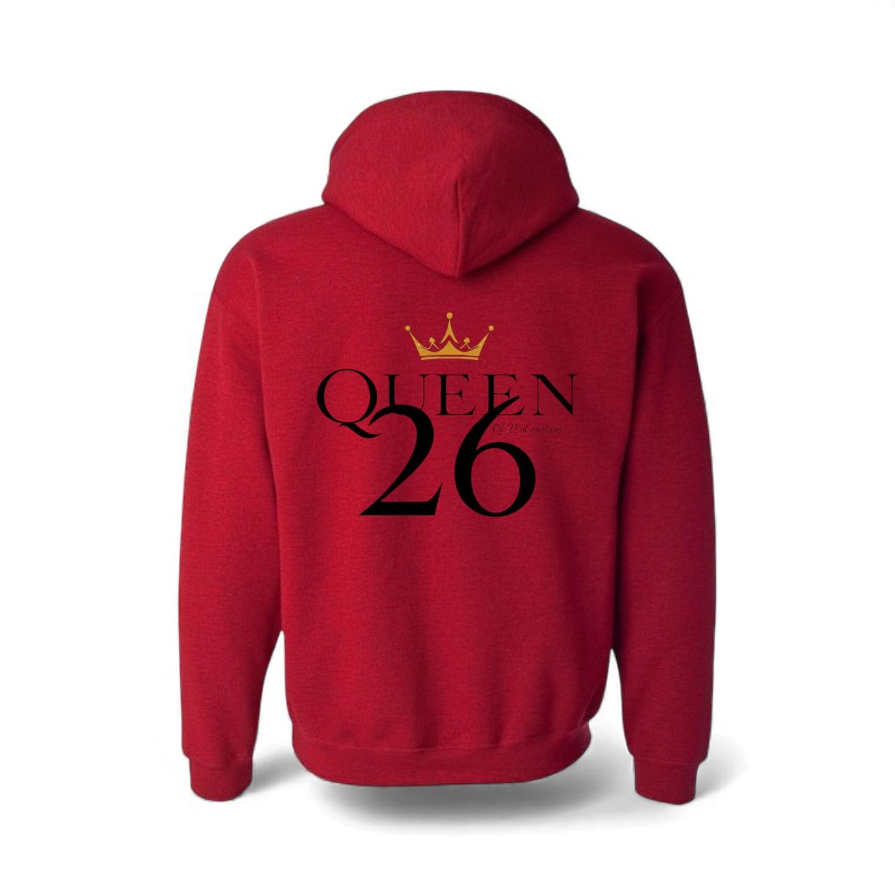 ing & Queen 2026 Matching Hoodies Set – Front & Back Print (21st Century Edition)
