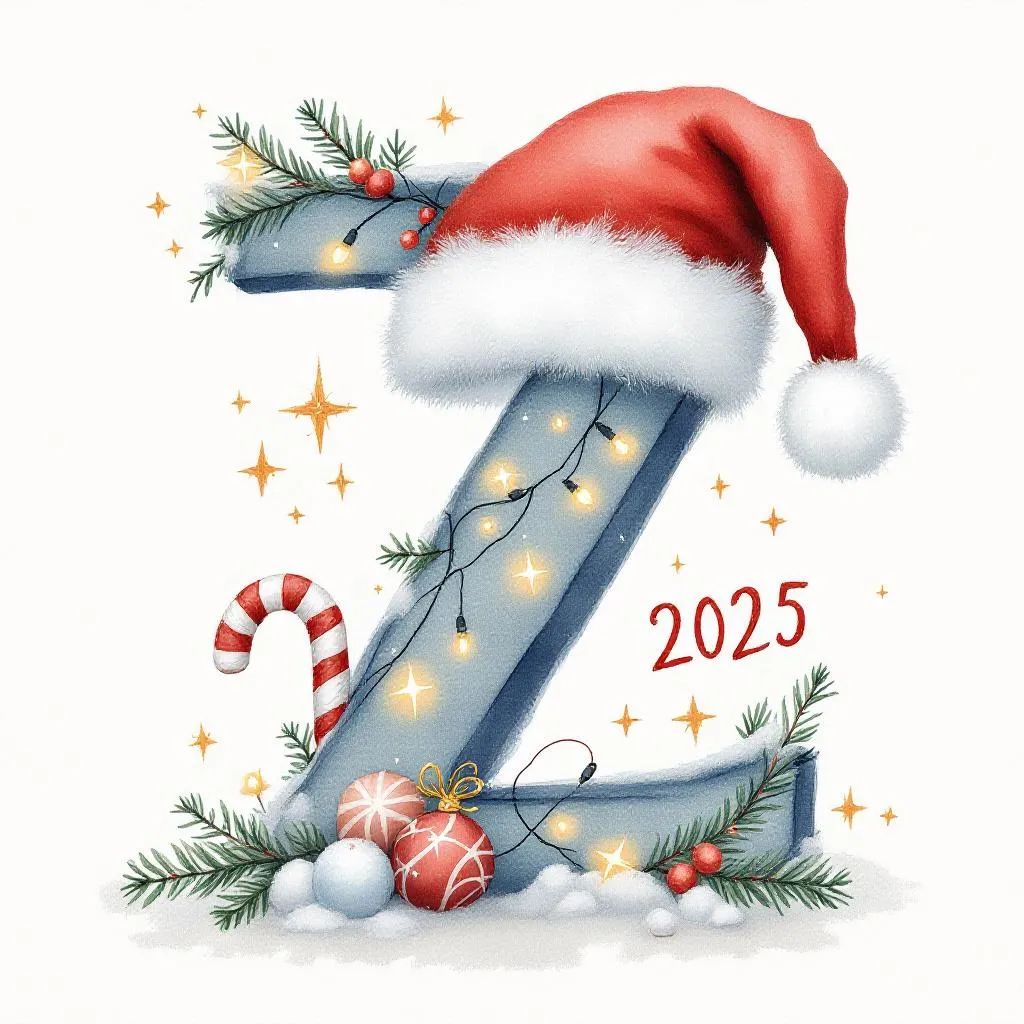 Christmas Letter A–Z T-Shirt — 2025 Limited Edition Trend- FREE shipping (USA)