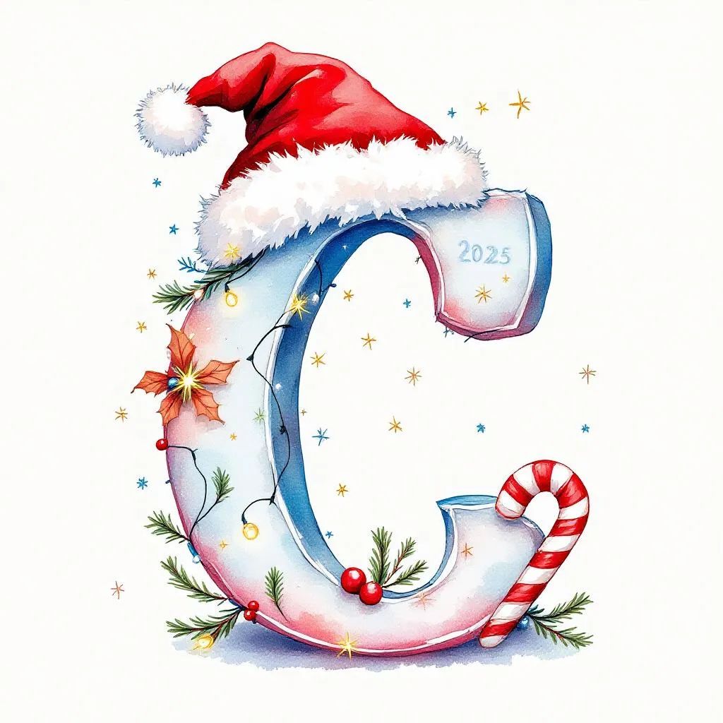 Christmas Letter A–Z T-Shirt — 2025 Limited Edition Trend- FREE  shipping (USA)