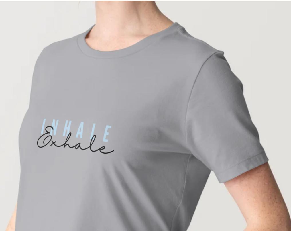 Unisex Yoga T-Shirt – Breathable Cotton Blend for Mindful Movement