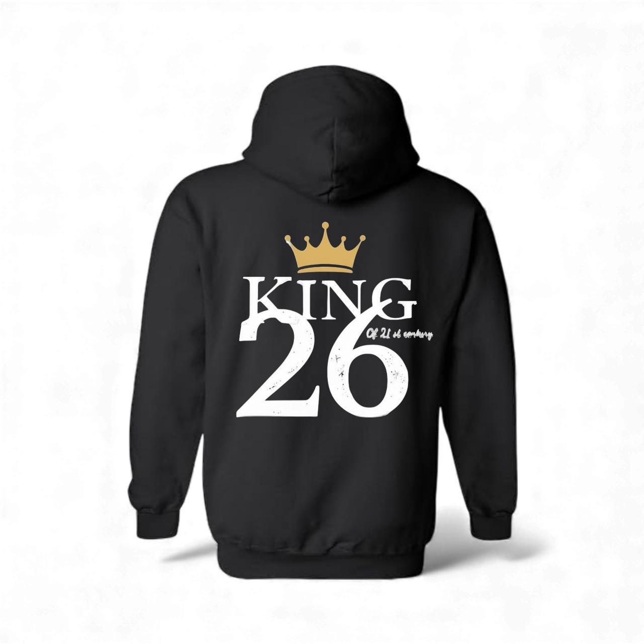 ing & Queen 2026 Matching Hoodies Set – Front & Back Print (21st Century Edition)