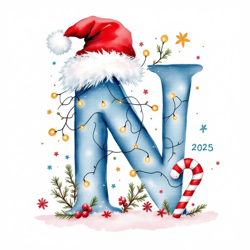 Christmas Letter A–Z T-Shirt — 2025 Limited Edition Trend- FREE  shipping (USA)