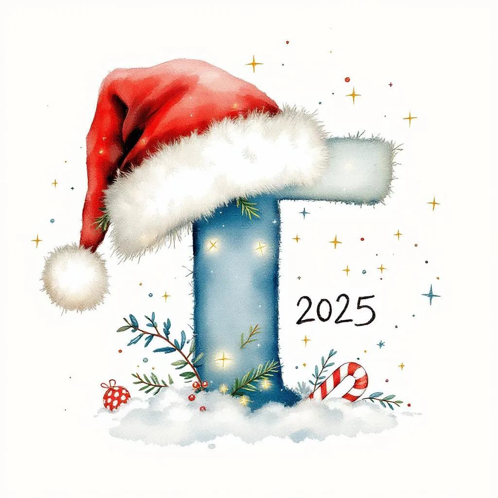 Christmas Letter A–Z T-Shirt — 2025 Limited Edition Trend- FREE  shipping (USA)