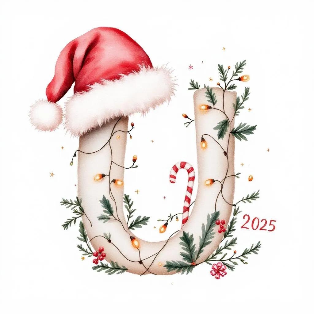 Christmas Letter A–Z T-Shirt — 2025 Limited Edition Trend- FREE  shipping (USA)