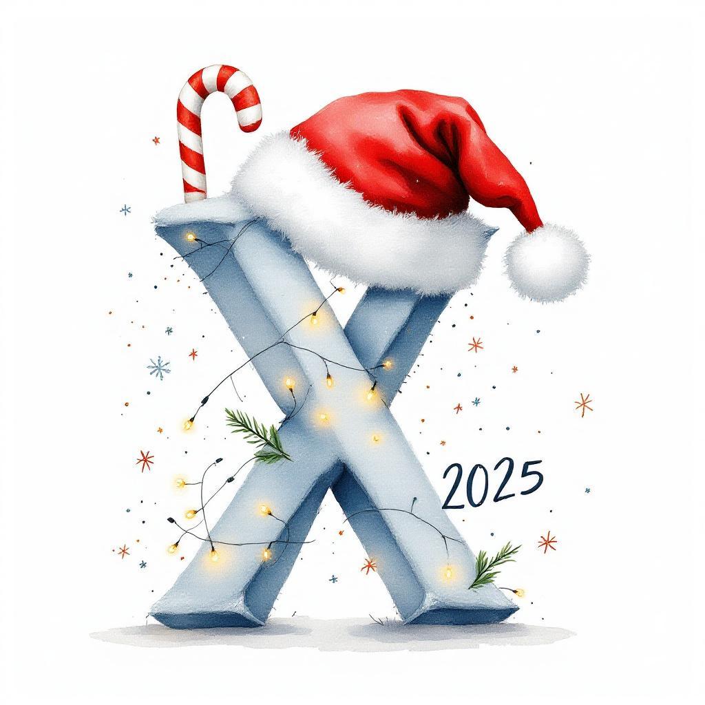 Christmas Letter A–Z T-Shirt — 2025 Limited Edition Trend- FREE  shipping (USA)
