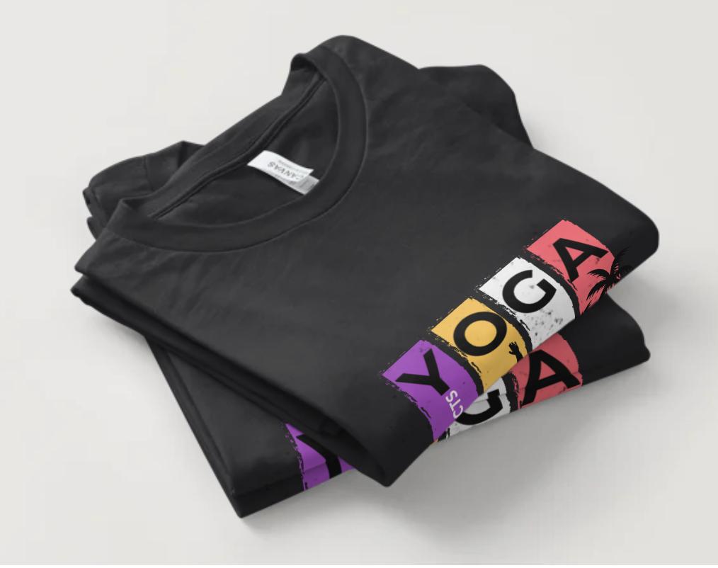 Women’s Flowy Yoga T-Shirt – Soft Cotton Blend for Movement & Mindfulness